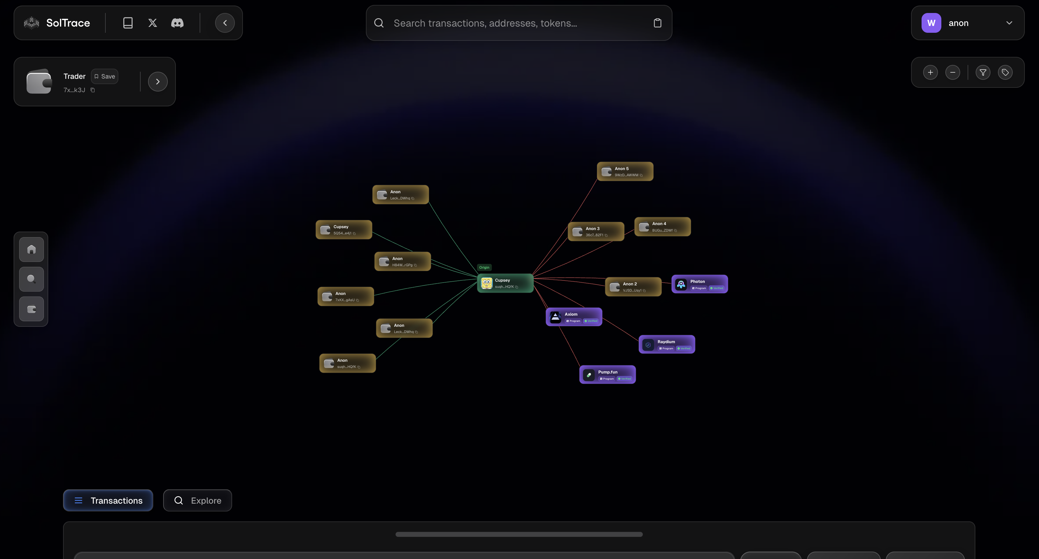 Wallet Visualization